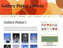 Tablet Screenshot of galleryplakat.com